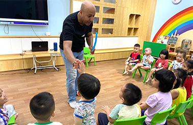 học tiếng anh tại mầm non thiên ánh