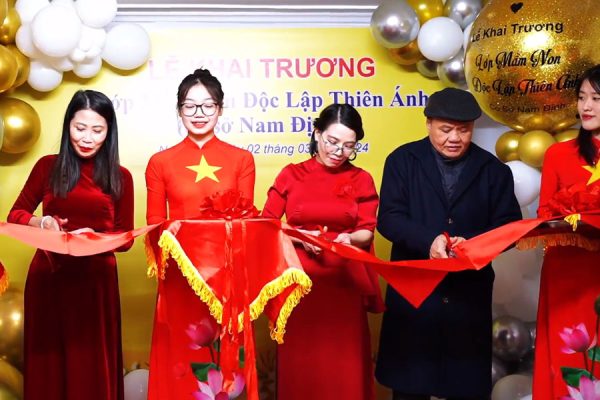 mầm non thiên ánh khai trương cơ sở 3
